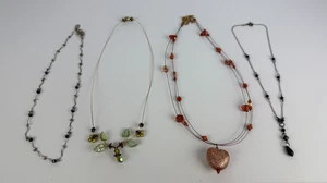 4 Halsketten, Modeschmuck - Bild 1 von 7