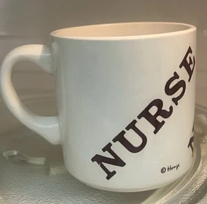 Taza de café de enfermera Houze vintage años 70 ☕️ té 🍵 EE. UU. Cottagecore 🇺🇸 - Imagen 1 de 17