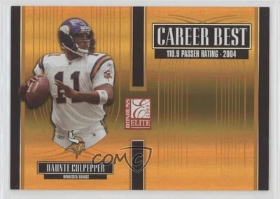 2005 Donruss Elite Career Best Gold /500 Daunte Culpepper #CB-13 - Image 1 of 2