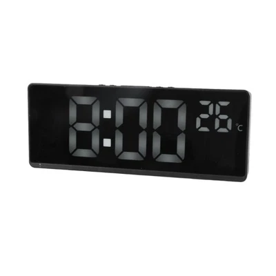 Modern LED Electronic Clock with 2 Alarm Clock 12/24H Display for Nightstand - Image 1 of 4