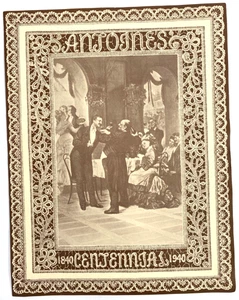 1940 ANTOINE'S RESTAURANT menú de cena vintage NUEVA ORLEANS, LUISIANA Centenario - Imagen 1 de 4