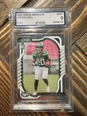 2022 Panini Absolute - Rookies Breece Hall #114 (RC) Mint 9 - Image 1 of 2