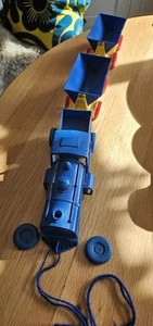 Vintage Tudor Rose Plastic Product 1:36 Train and two carts. - Picture 1 of 14