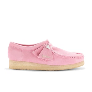 Clarks Originals Wallabee Candy Pink Suede zapatos unisex para negocios y vida cotidiana - Imagen 1 de 6