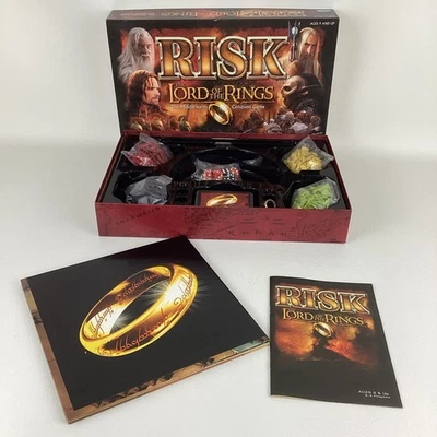Risk Lord Of The Rings Edition The Middle Earth Conquest Board Game Vintage 2002 - Image 1 of 4