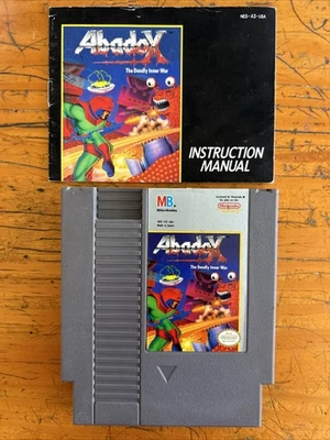 Abadox: The Deadly Inner War. Sistema de entretenimiento Nintendo.  con manual. Probado Foto 1 de 4