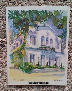 RESTAURANT LASSERRE PARIS VOEUX 1974 G.H.MUMM & CO CORDON ROUGE 1969  - Bild 1 von 4