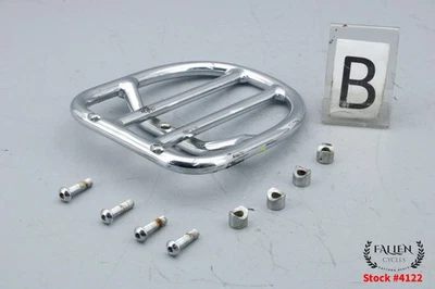 2006 Harley V-Rod Night Rod traseiro para-lama bagageiro cromado #4122 - Imagem 1 de 4