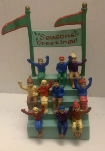 Trendmasters Weihnachtszauber Main Street Parade Jubel Fans Ständer Ersatz - Bild 1 von 5