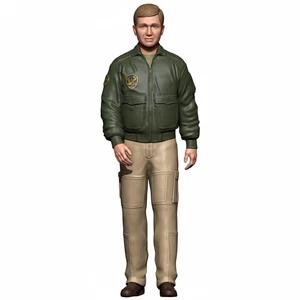 1/18 1/35 1/43 1/64 1/87 Jacket Man Scene Props Figure Model For Cars Vehicle - Picture 1 of 1