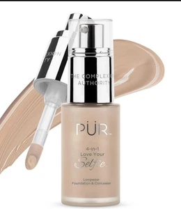 PUR Cosmetics 4-in-1 Love Your Selfie Longwear Foundation and Concealer  TG2 - Picture 1 of 3