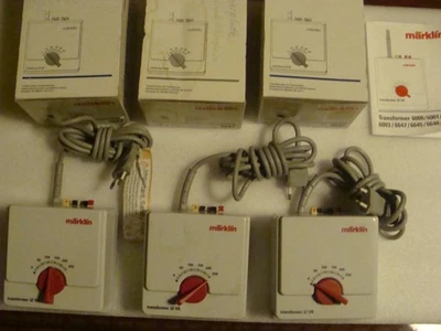 Märklin 6647: 3 Stück Transformer 32 VA für Fahrbetrieb und Delta-System, in OVP - Bild 1 von 4