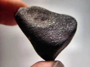 CALIDAD MUSEO! ¡CAÍDA TESTIGO! ¡GRAN PIEDRA COSTROSA! OUM DREYGA METEORITO 41,8 GM - Imagen 1 de 7