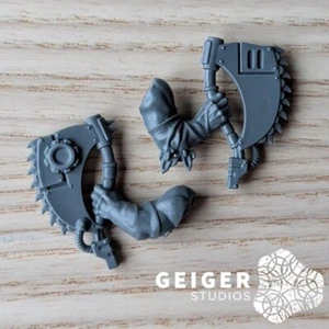 Necromunda Bits | Corpse Grinder Cult | Skinner Chain Cleavers Set (B) | 40k - Picture 1 of 1