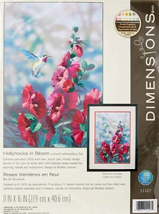 Abmessungen Crewel Stickset - Stechpalmen in Blüte - 11""x16"" Neu - Bild 1 von 1