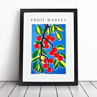 Fruit Market Exhibition Cherry Vol.4 Wall Art Print Framed Canvas Picture Poster