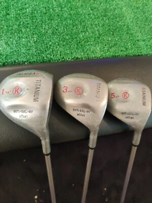 Intergra III Slicekiller Driver 3-5 Woods Set Graphite Shafts - Image 1 of 4