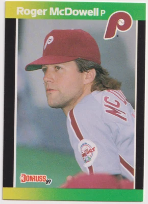 1989 Donruss Baseballs Best #16 Roger McDowell Philadelphia Phillies - Image 1 of 2