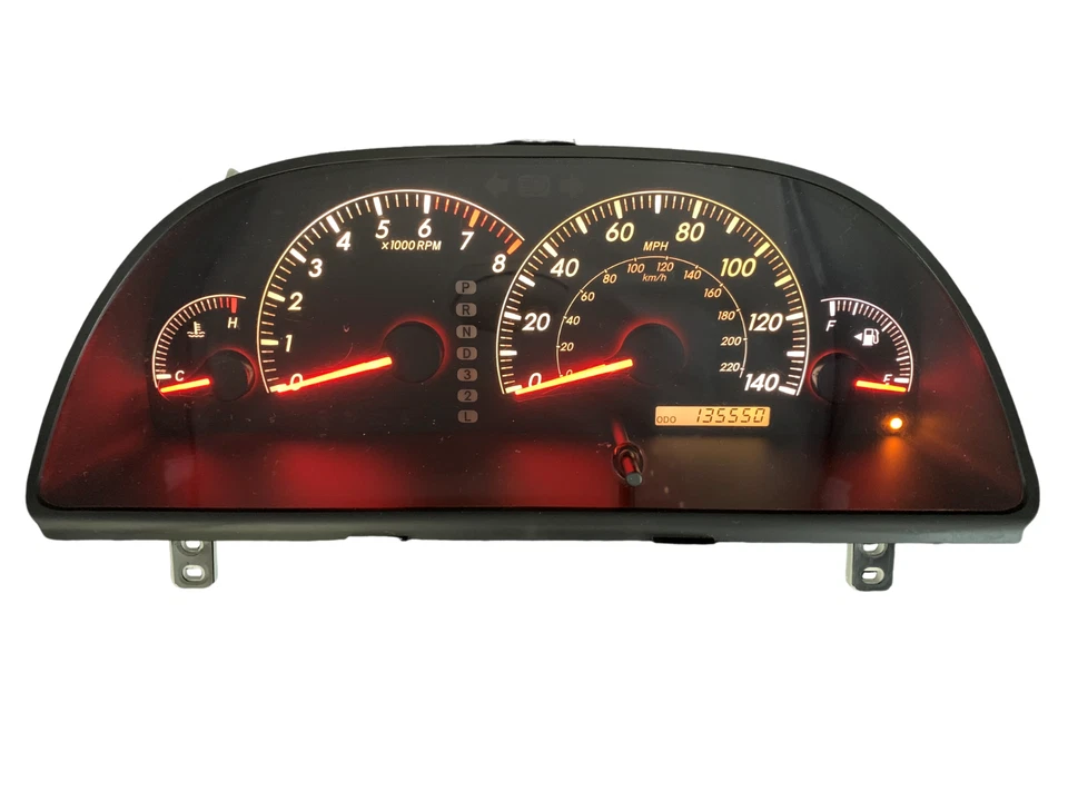 *Cluster de instrumentos velocímetro 2005 2006 Toyota Camry 4 cilindros 135.550 milhas - Imagem 1 de 3