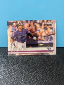 2019 Topps Chrome - #124 Nolan Arenado Baseballkarte. Nm-MT. Kostenloser Versand  - Bild 1 von 2