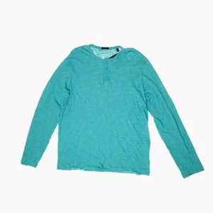 ATM Anthony Thomas Melillo Henley T-Shirt Teal Gr. M 1481 - Bild 1 von 1