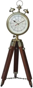 Handmade Clock with Adjustable Tripod Tabletop Clock - Picture 1 of 4