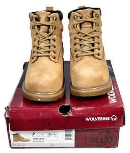 Wolverine Floorhand Insulated Steel-Toe 6" Women's 7 M Brown Work Boots W221024 - Picture 1 of 13