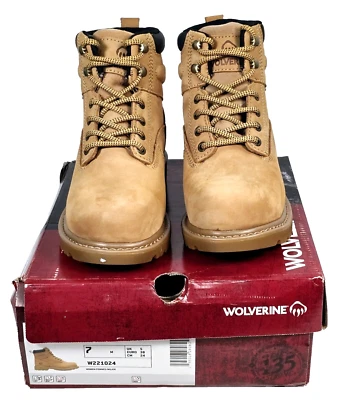 Botas de trabajo Wolverine Floorhand aisladas punta de acero 6" para mujer 7 M marrón W221024 Foto 1 de 4