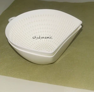 Simple Double-Layer Vegetable Washing Basket Mini Drain Basket Multifunctional - Picture 1 of 7
