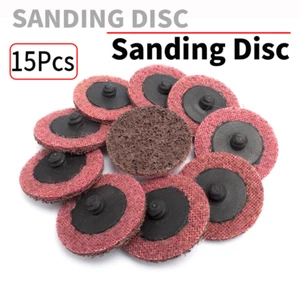 15Pcs 50mm Roll Lock Quick Change Disc Wheel 2'' For Angel Grinder Rotary Tool - Picture 1 of 6