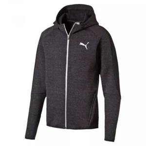 PUMA MENS ATHLETIC 838284 13 PUMA EVOSTRIPE PROKNIT FULL ZIP HOODIE HOODY XL NEW - Picture 1 of 5