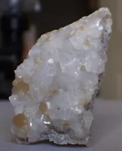 EXCELENTE ESTILBITA DE APOFILITA FINA Espécimen de Cristal Mineral Fino Lago Negro Quebec - Imagen 1 de 3