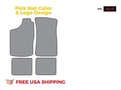 FITS 1987-1995 Nissan Pathfinder Floor Mat 4pc Cutpile Foto 1 de 4