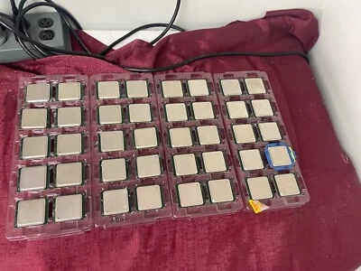 mixed lot of  40 xeon server intel processors E5-2620 E5-2630 E5-2640 - Image 1 of 4