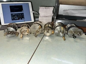 Vintage Reel Lot, Shakespeare, Wards, Tripart, Ideal And Others - Picture 1 of 10