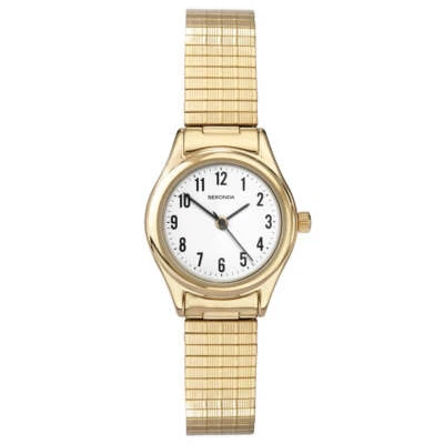 Reloj Sekonda clásico dorado acero inoxidable para mujer esfera blanca 25 mm Foto 1 de 2