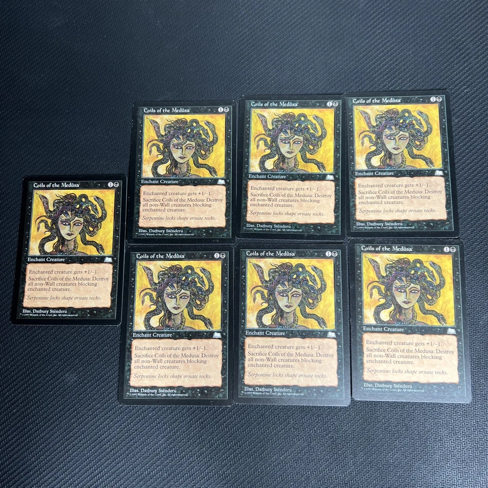 Coils of the Medusa Weatherlight MTG Magic the Gathering Black Playset English 7 - Image 1 of 4