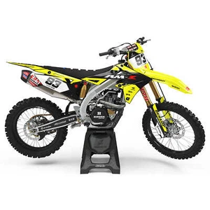 Wicked Mx Graphics Kit Fits Suzuki RM RMZ DRZ RM 65 80 85 100 110 125 150 250... - Picture 1 of 3