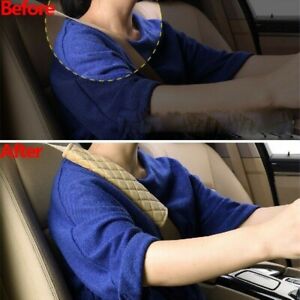 2pcs Car Safety Seat Belt Shoulder Pads Cover Cushion Harness Comfort Mats Pads
