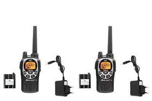 2 RICETRASMITTENTI MIDLAND GXT1000 5W+ 2 BATTERIE + 2 CARICATORI DA MURO NUOVO  - Afbeelding 1 van 2