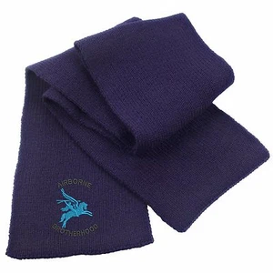 OFFICIAL Airborne Brotherhood Heavy Knit Scarf - Picture 1 of 4