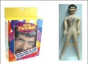 1995 Pipedream sexy Mann Blow Up Erwachsene Party Puppe Dekor Knebel Parodie Witz Geschenk! NEU - Bild 1 von 3