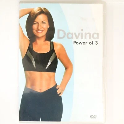 Davina: Power Of 3 (DVD, 2004) Guia Tutorial em Vídeo Exercício e Fitness - Imagem 1 de 4