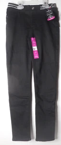 Jordache Jeans Girls 12 Slim Black Denim Skinny Jean Pull-On Soft Knit Waistband - Picture 1 of 16