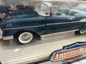 American Muscle Ertl 1957 Chevy Bel Air - Foto 1 di 5