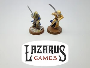 El Señor de los Anillos, Lote R: Galadhrim Elves (metal pintado fuera de) - Imagen 1 de 4