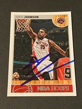 Amir Johnson Signed 2013-14 Panini Hoops Card Auto Raptors NBA Autograph COA