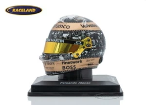 Helm Aston Martin Aramco F1 GP Mexiko 2024 Fernando Alonso, Spark 1:5, 5HF176 - Bild 1 von 4