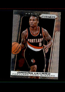 2013-14 Panini Prizm DAMIAN LILLARD #19 Milwaukee Bucks