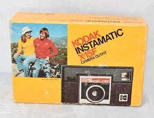 Vtg Kodak Instamatic X-15F Camera Outfit w/Box, Instructions, Film & FlipFlash - Picture 1 of 6
